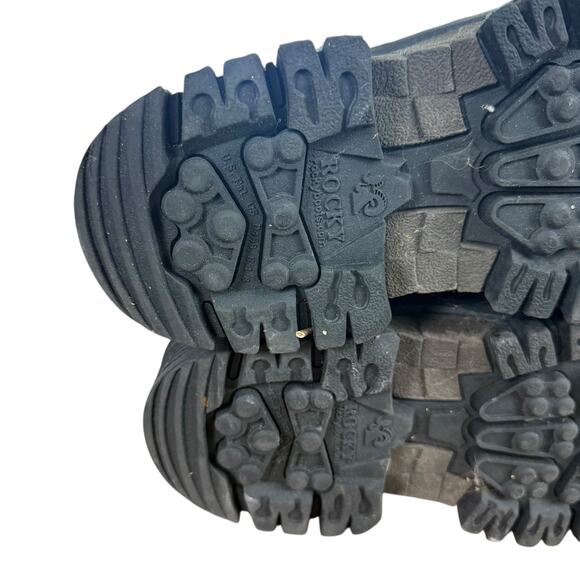 Rocky Jasper Trac Leather Brown Mens Lace Up Work Boots 200 Gr Thinsulate sz 8 - Picture 14 of 16